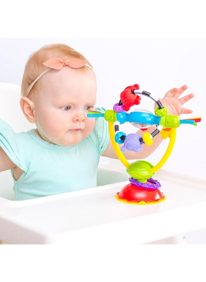 Playgro Rotating Rattle With Suction Foot, For Tables And High Chairs, BPA Free, Chair Spinning Toy