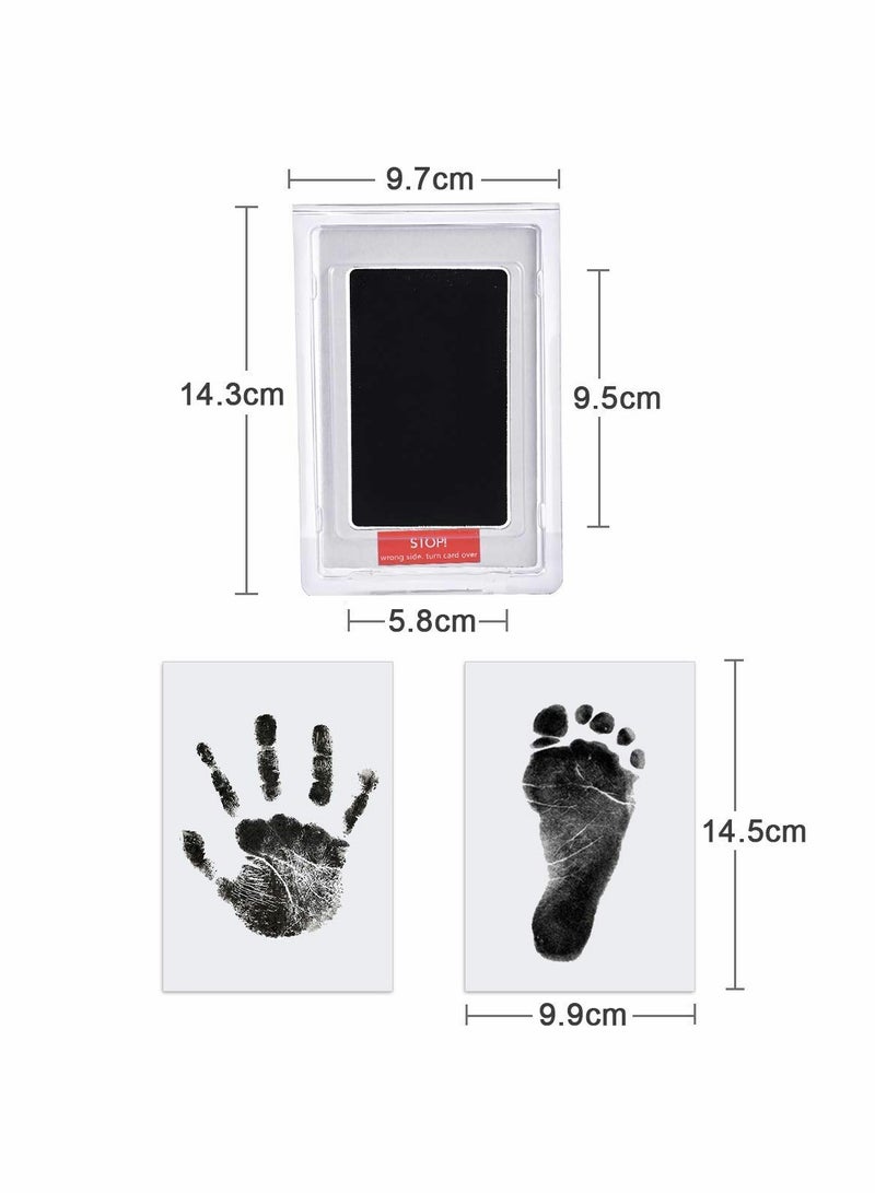 Baby Handprint and Footprint Kit, Inkless Print Kit Safe Non-Toxic for baby Feet and Hands, Family Keepsake