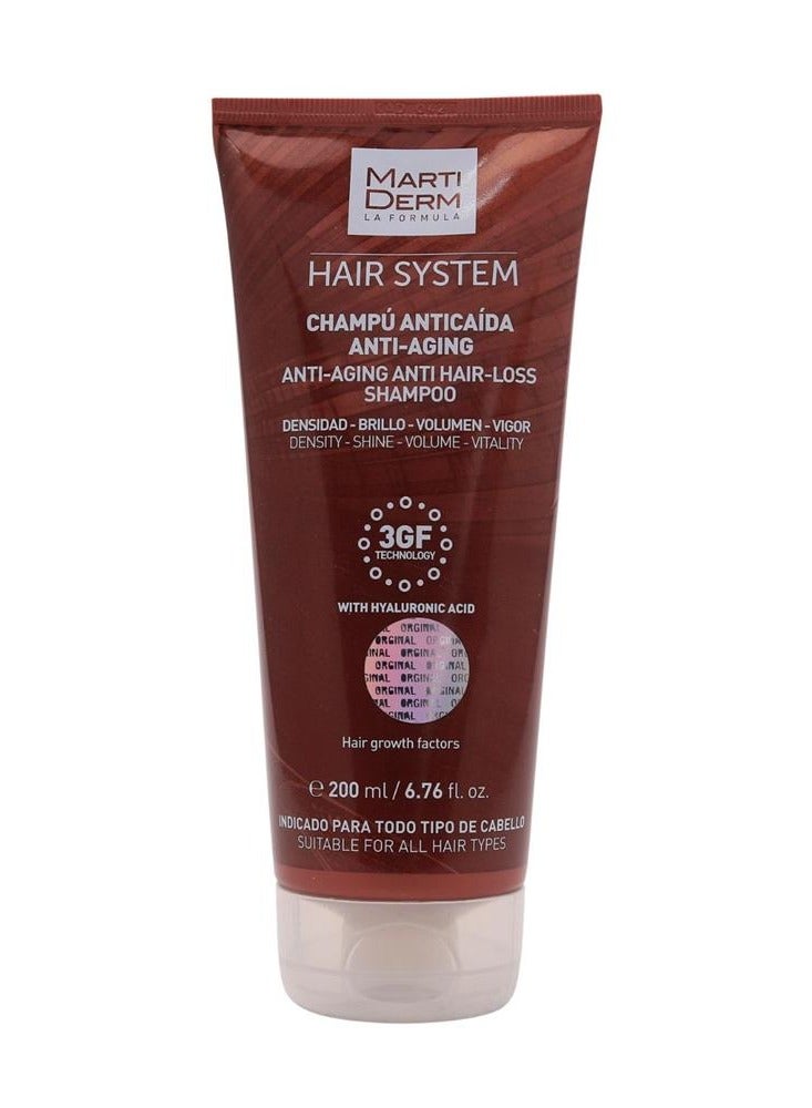 Marti Derm Hair System Anti-Aging Anti Hairloss Shampoo 200ml