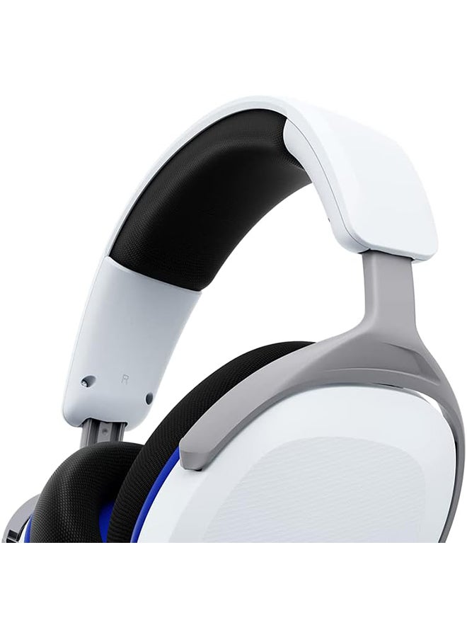 HyperX Cloud Stinger 2 Core - Gaming Headset for Playstation, Lightweight Over-Ear Headset with mic, Swivel-to-Mute Function, 40mm Drivers - White