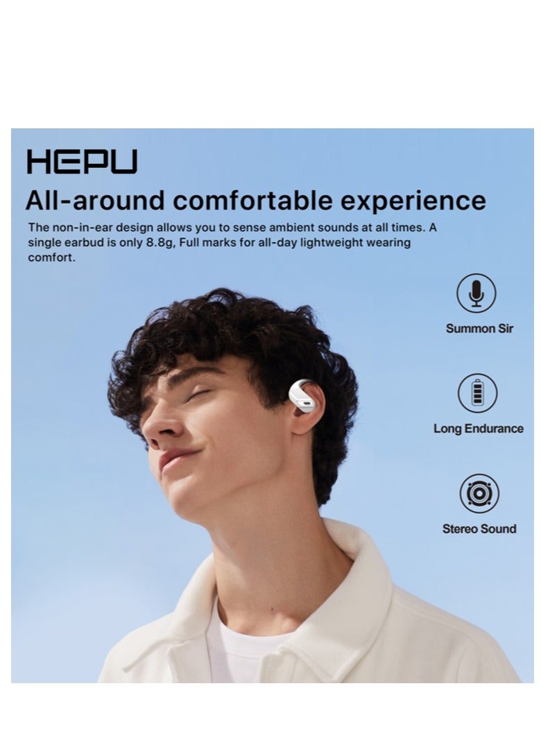 HEPU WIRELESS OPEN EAR STEREO EARPHONE