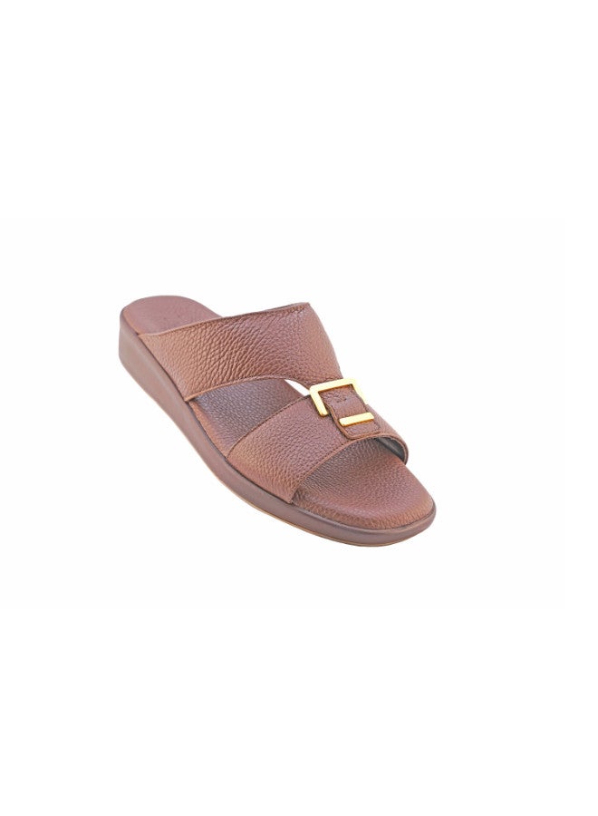 008-3072 Barjeel Uno Boys Arabic Sandals BBGT 02 Brown