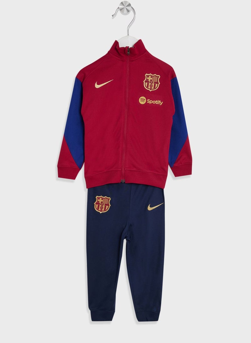 Kids FC Barcelona Strike Tracksuit