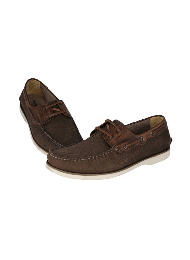 032-68 Democrata Mens Casual Shoes 138101 Dark Brown