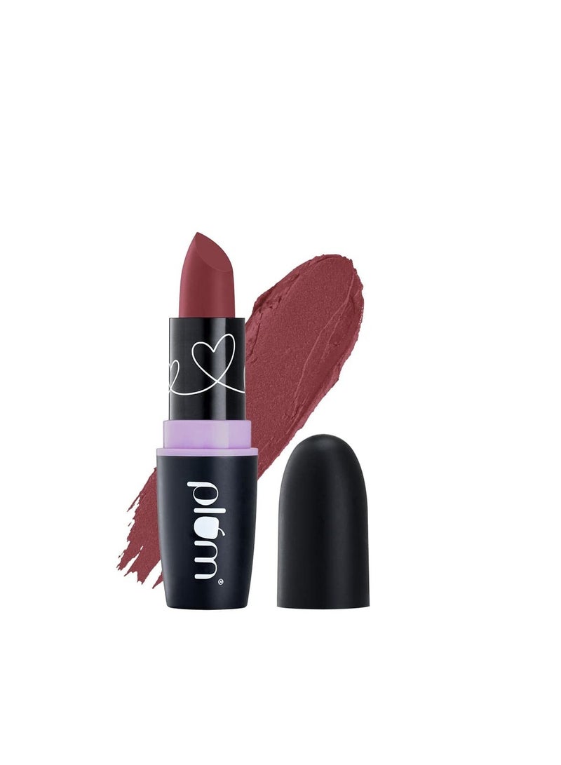 Lipstick  Highly Pigmented   Nourishing and Non Drying 100% Vegan  Cruelty Free  Deep Mauve