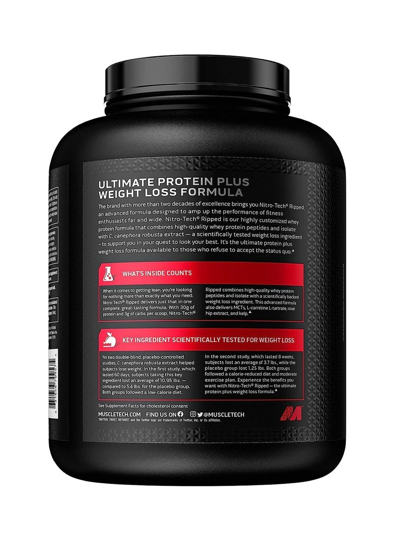 MT Nitro tech Ripped 4lb French Vanilla Bean