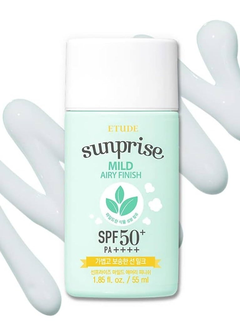 ETUDE Sunprise Mild Airy Finish Sun Milk SPF50+ / PA++++, 55ml