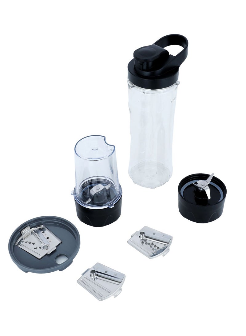 Food Processor + Blender 3×1 Dark Grey 0.6L 300W Two Speeds