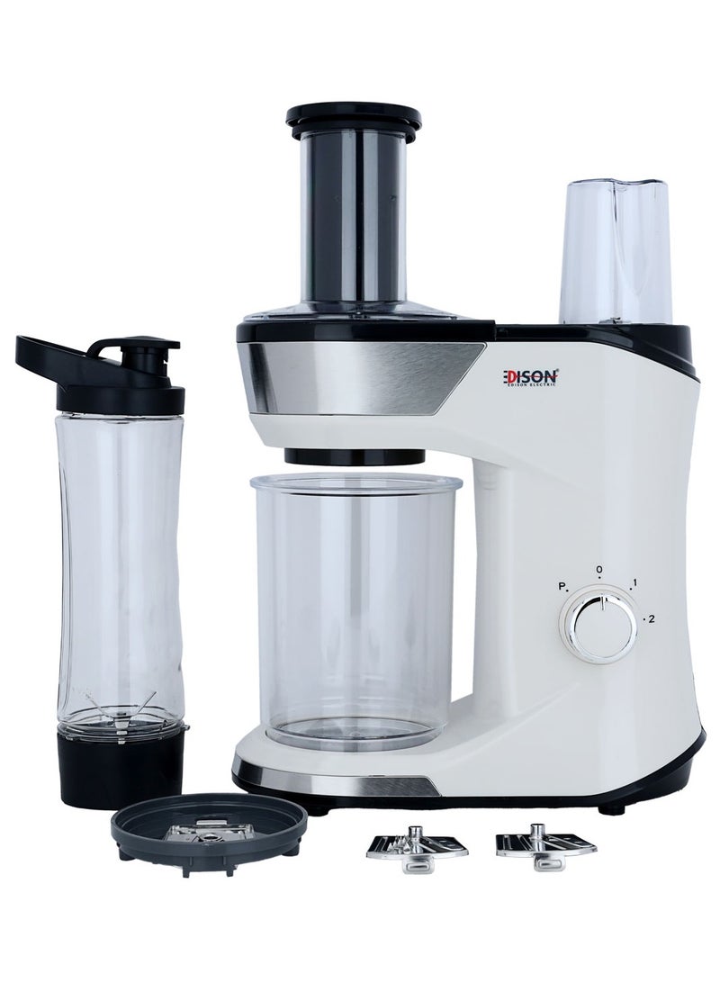 Food Processor + Blender 3×1 Cream 0.6L 300W Two Speeds