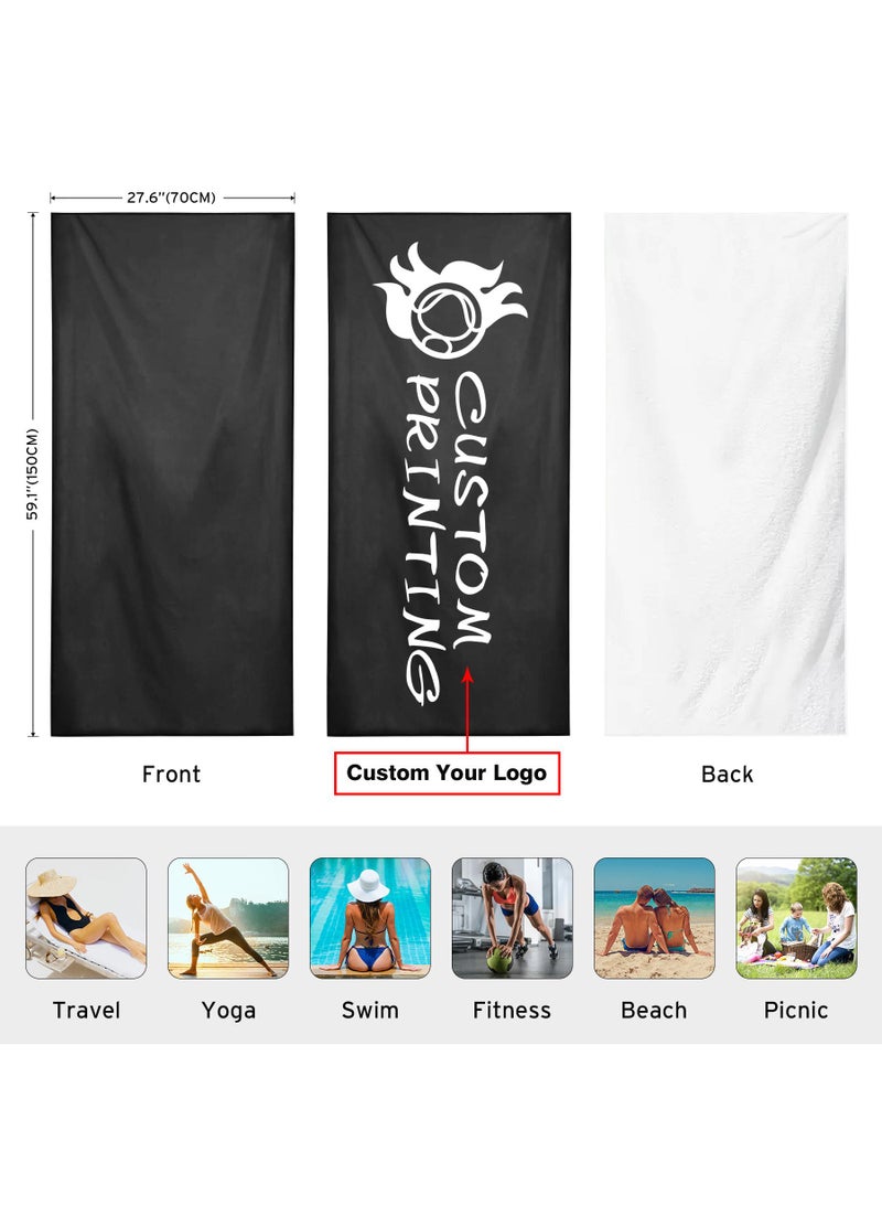 Microfiber Quick-drying Single-sided Printed Beach Swimming Holiday Beach Towel