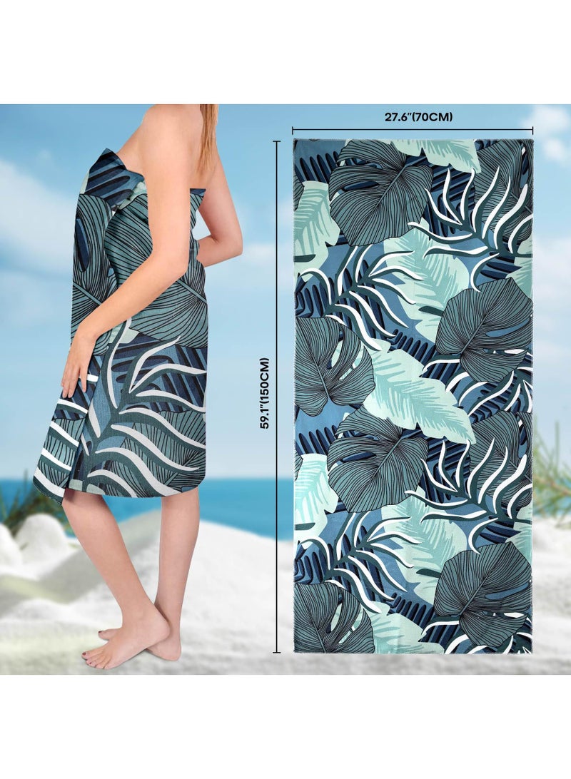 Microfiber Quick-drying Single-sided Printed Beach Swimming Holiday Beach Towel