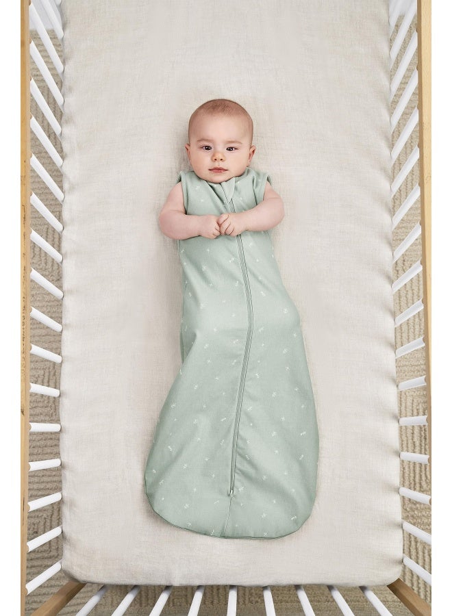 0.2 Tog Jersey Baby Sleep Sack – Organic Cotton Baby Sleeping Bag Made Of Soft And Breathable Material Green 8 24 Months