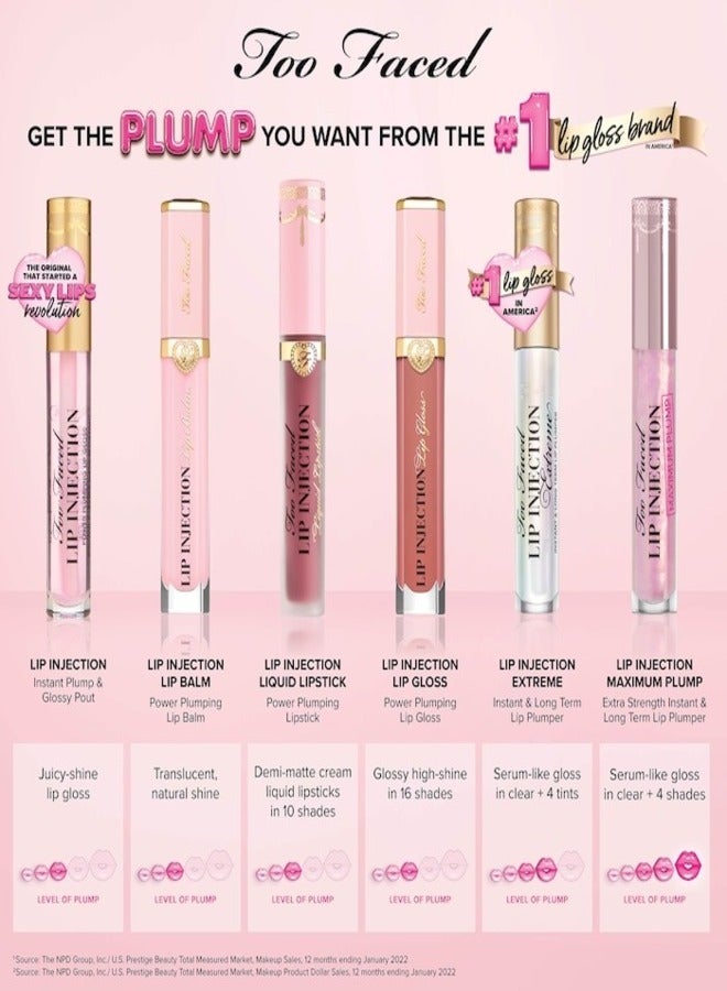 TOO FACED Lip Injection Power Plumping Lip Gloss  Wifey For Lifey - warm roset nude 6.5 ml