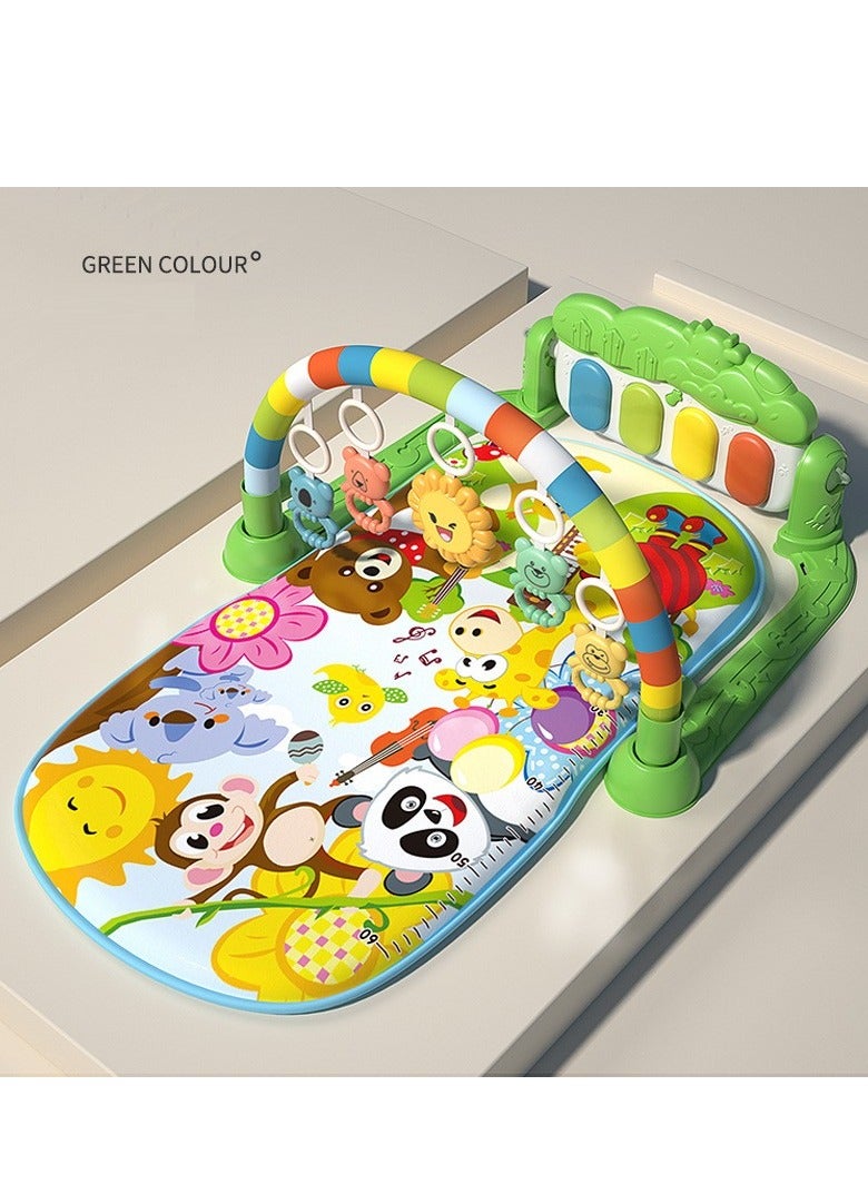 Foot Play Piano Musical Lullaby Baby Activity Playmat Gym Toy Soft Baby Play Mat