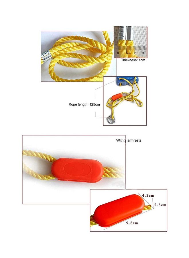 Swing Seat Set with Rope for Garden