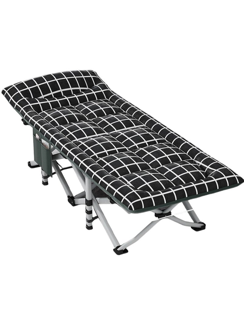 Folding Camping Cots Your Comfortable Solution Black White