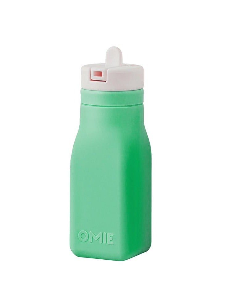 Soft Silicone Water Bottle, Green