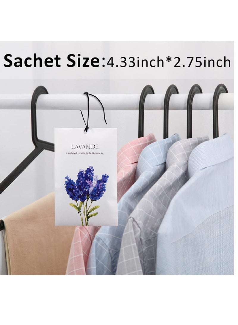 Lavender Sachet 1Box 12Pcs Lavender Dried Flower Bag Scent Sachet Drawer Freshener Lavender Closet Air Freshener Scented Drawer Deodorizer Freshener for Drawers Closet Home Car Fragrance Product