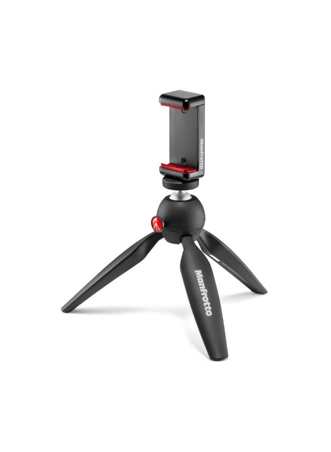 Manfrotto Pixi 2 Mini Tripod with Smartphone Clamp (Black)