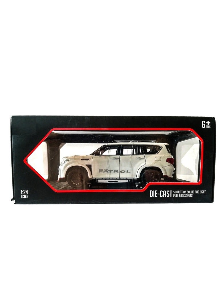 Nissan Patrol Diecast Car - White