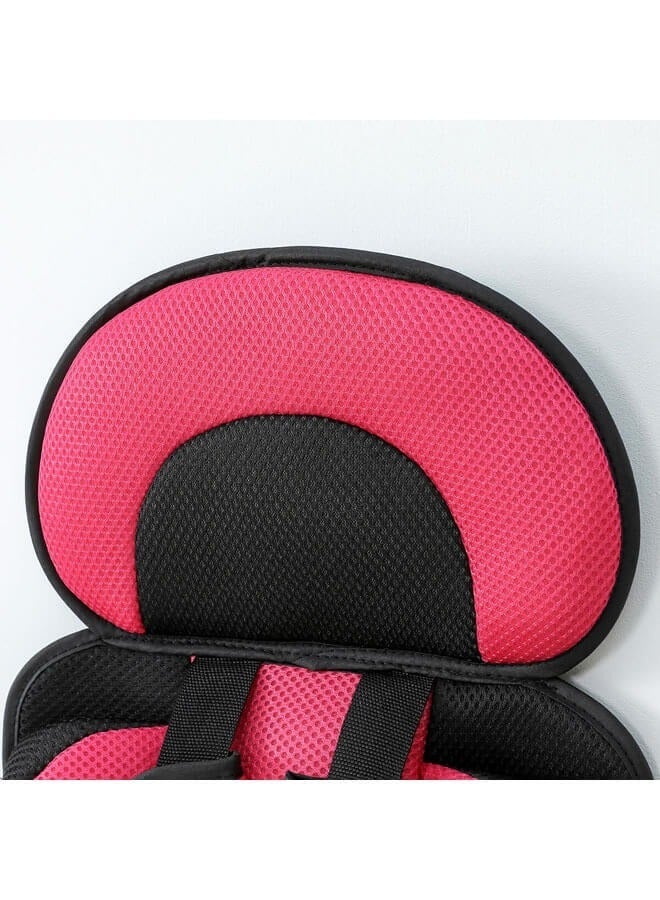 Baby Car Seat for Newborn from 9 Months to 12 Years With Forward Facing Positions Portable Safety Seat Strap (Pink)