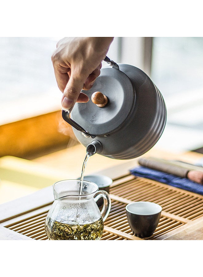 1.3L Camping Water Kettle Portable Camping Tea Kettle for Outdoor Hiking Picnic