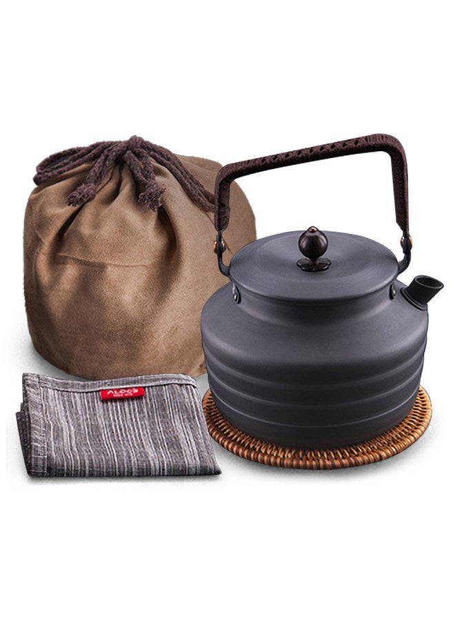 1.3L Camping Water Kettle Portable Camping Tea Kettle for Outdoor Hiking Picnic