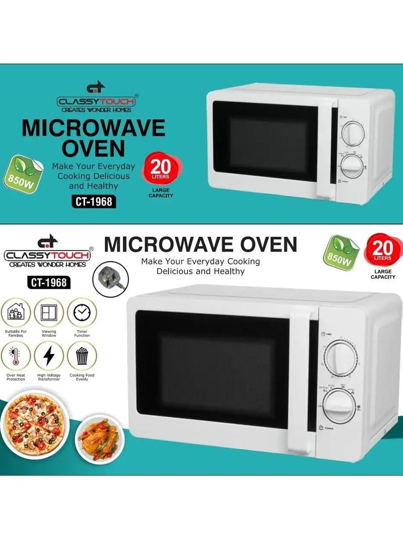 Classy Touch Microwave Oven (CT-1968) 20 Liters