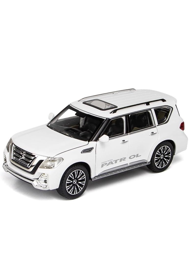 Nissan Patrol SUV Diecast Alloy Car - WHITE