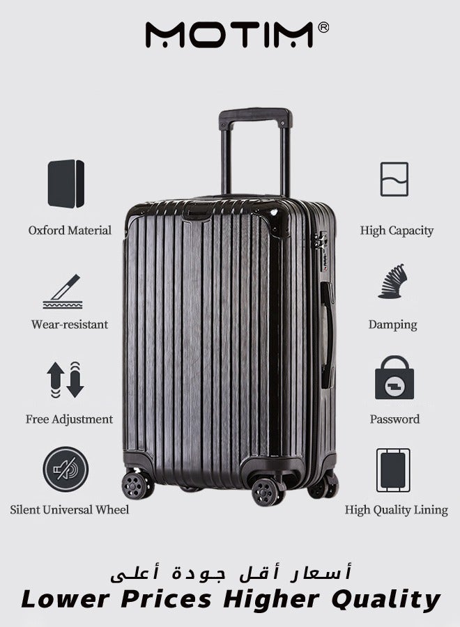 Lightweight Hard Case Luggage ABS Carry On Suitcase With 4 Quite Spinner Wheels