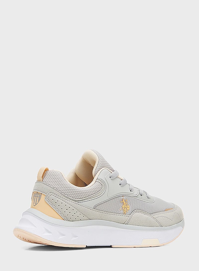 Lace Up Low Top Sneakers