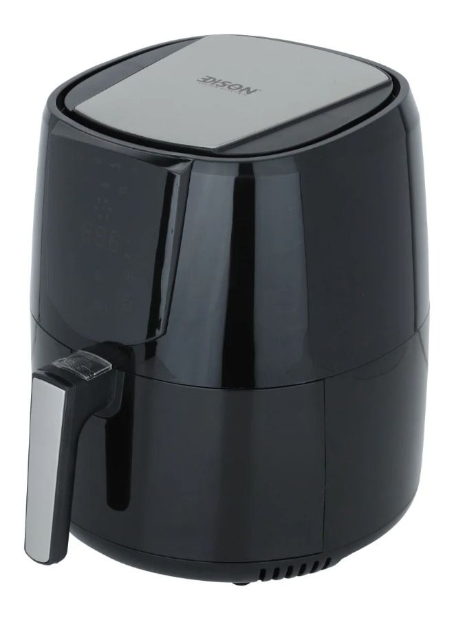 Black digital air fryer 3.2 liters 1400 watts