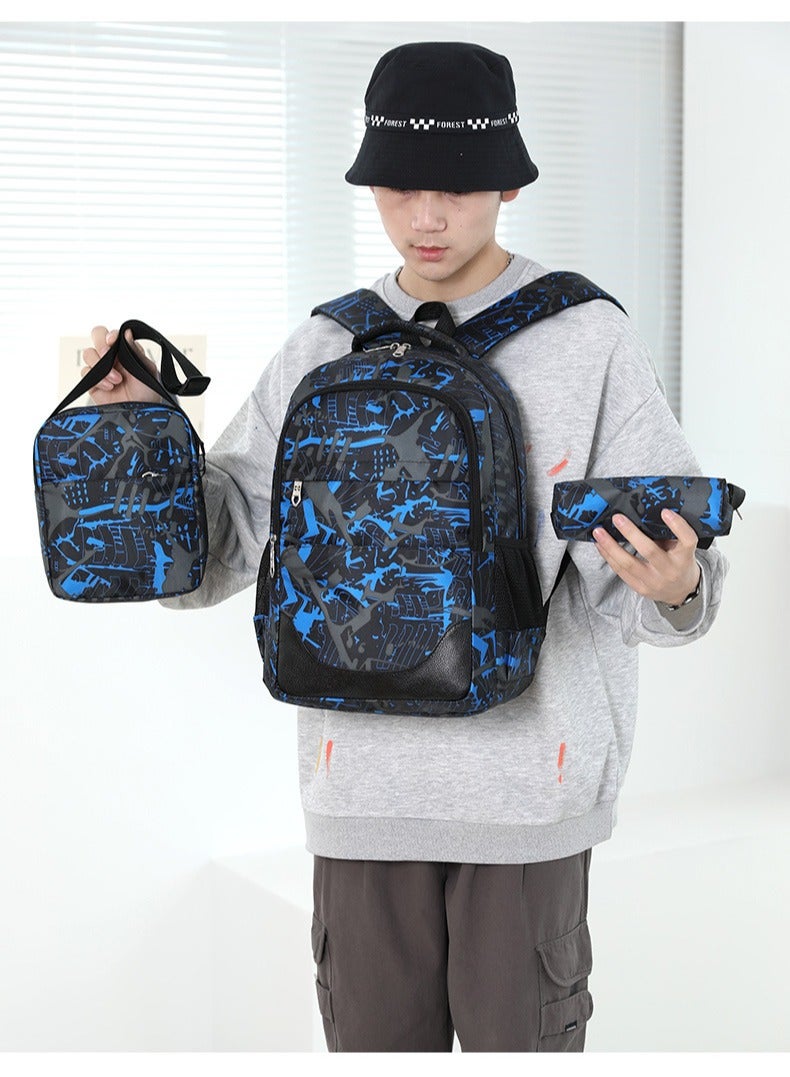 Kids Backpack Set for School 3PCS School Bag Large-capacity Girls Boys Back to School Book Bag Backpack for Teen