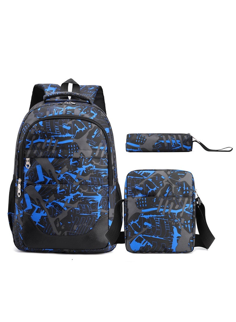 Kids Backpack Set for School 3PCS School Bag Large-capacity Girls Boys Back to School Book Bag Backpack for Teen