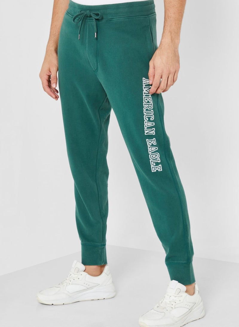 Logo Cuffed Sweatpants