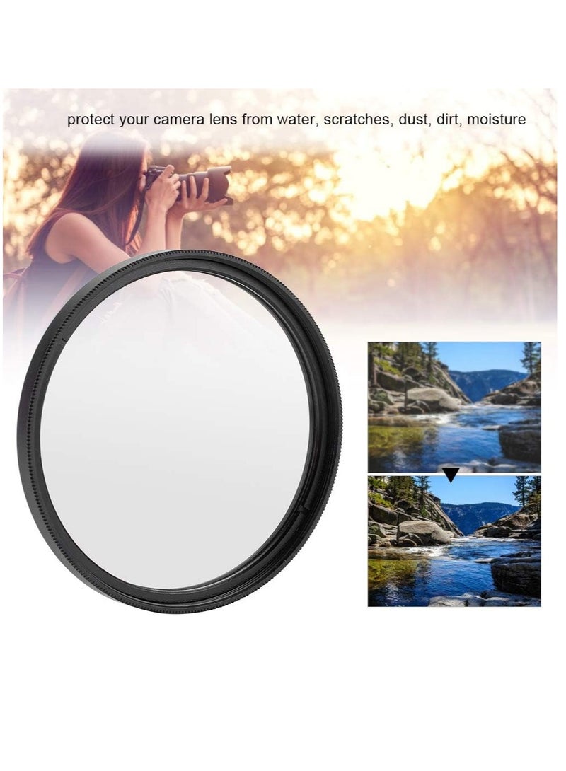 1pc Standard HD Close Up Lens Polarizing Filter Ultra-thin Lossless Polarizing Filter 3.8mm for Canon Sony Nikon Fuji DSLR Camera Lens 82mm