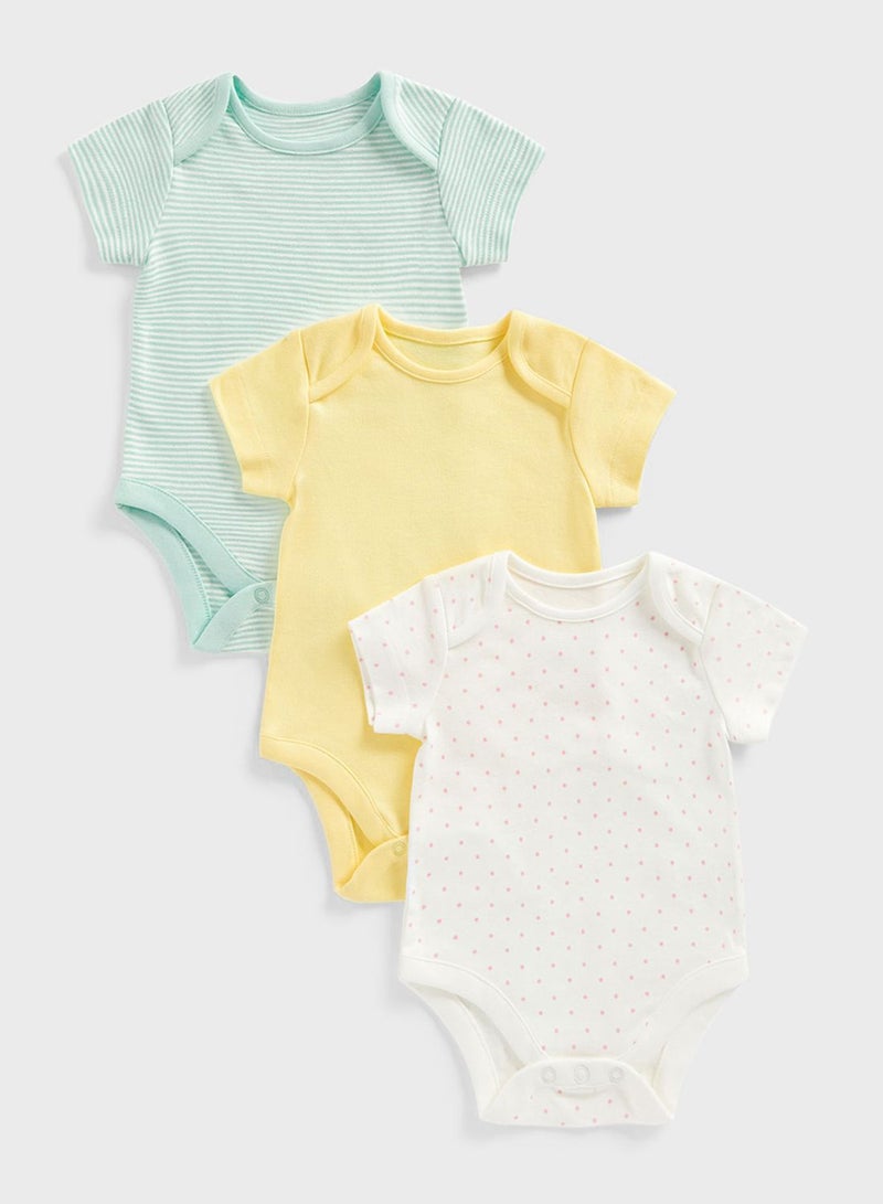 Infant 3 Pack Assorted Bodysuit