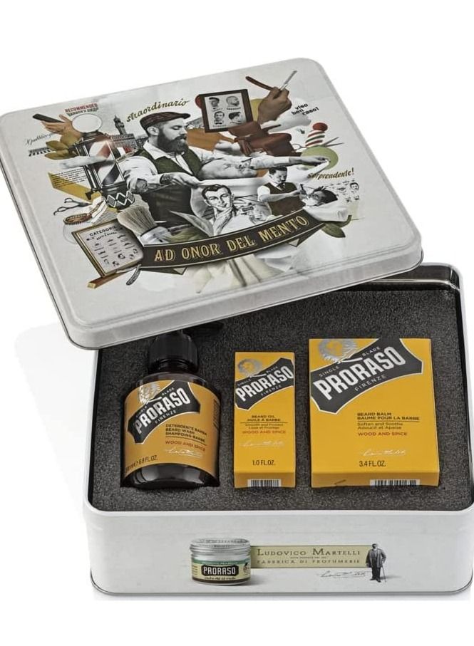 Proraso Wood and Spices Beard Care Set