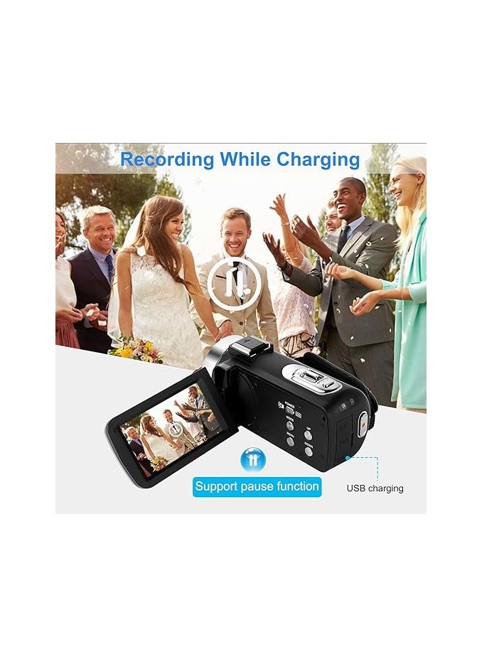 Portable 16MP Full HD 1080P Video Camera Camcorder with 270° Rotation 2.7