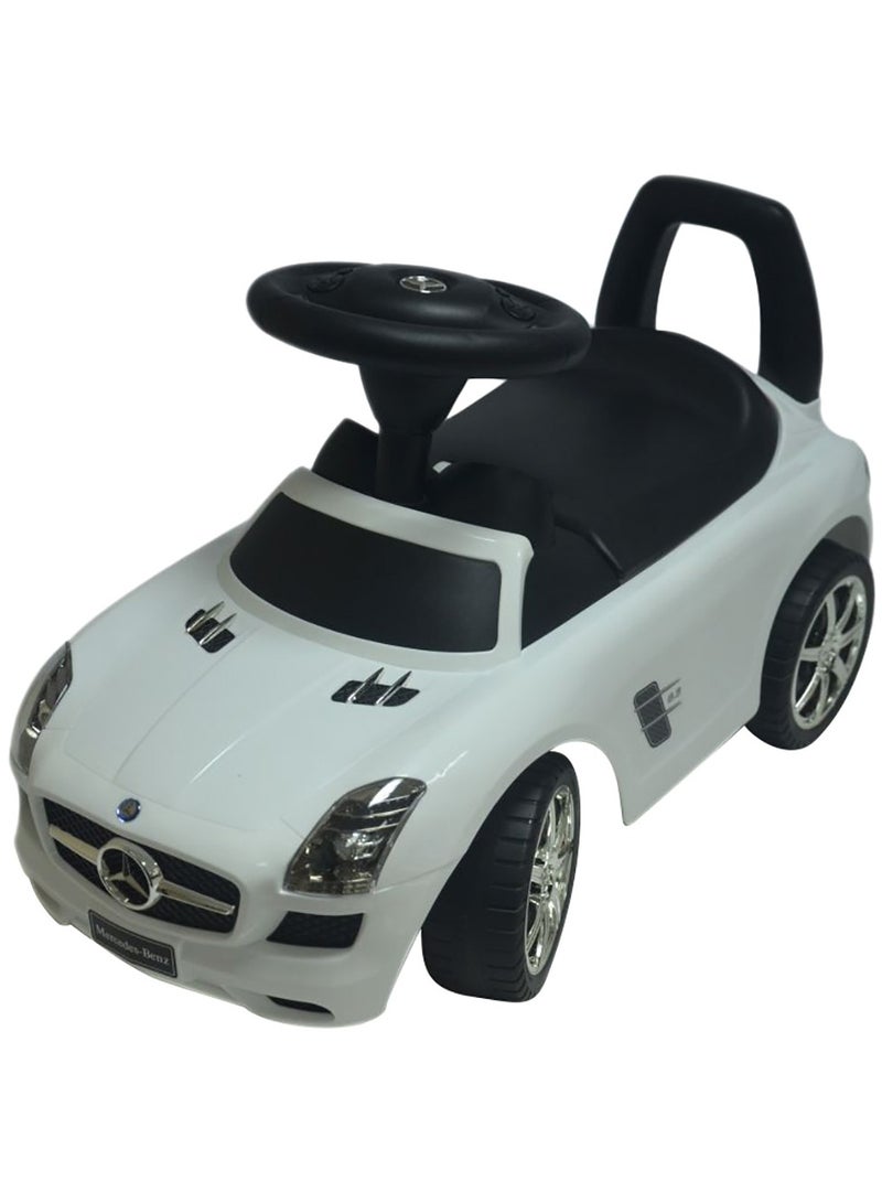 Official Licensed Mercedes Benz sls Kids Toddlers Rideon  Pusher Car - White