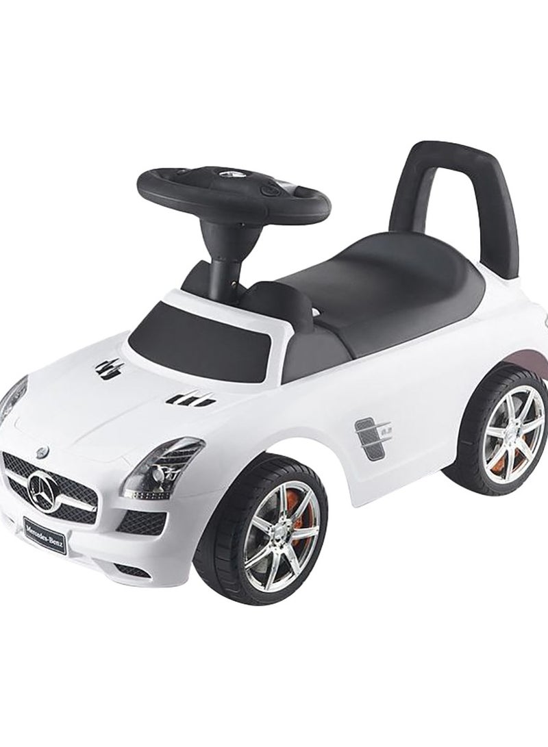 Official Licensed Mercedes Benz sls Kids Toddlers Rideon  Pusher Car - White