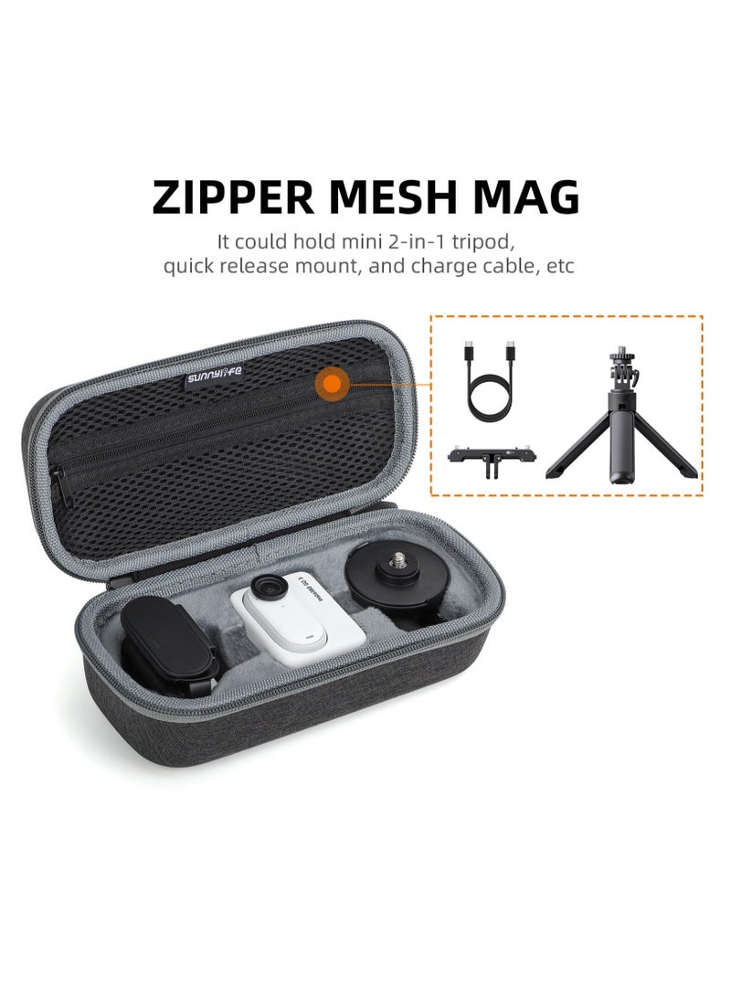 Portable Carrying Case Hard EVA Travel Box Storage Bag for Insta360 GO 3 Action Camera