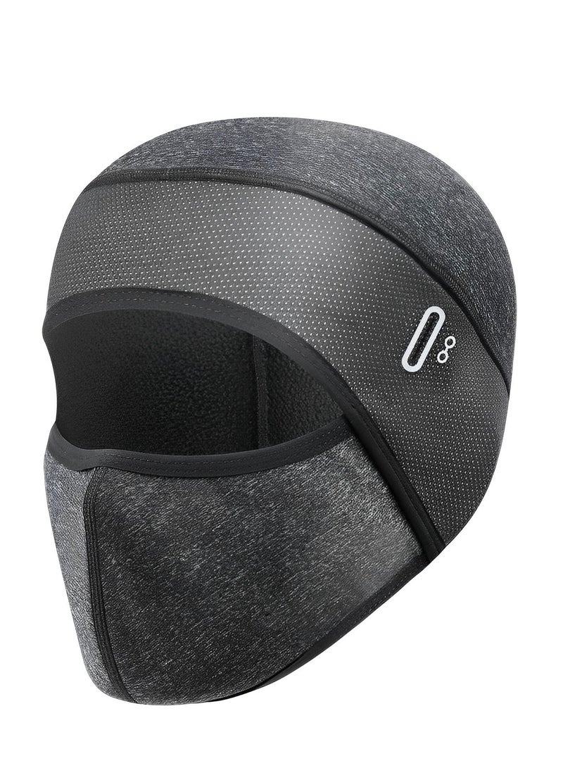 Windproof Thermal Cycling Cap & Beanie - Perfect for Biking, Running & Motorcycling (Black)