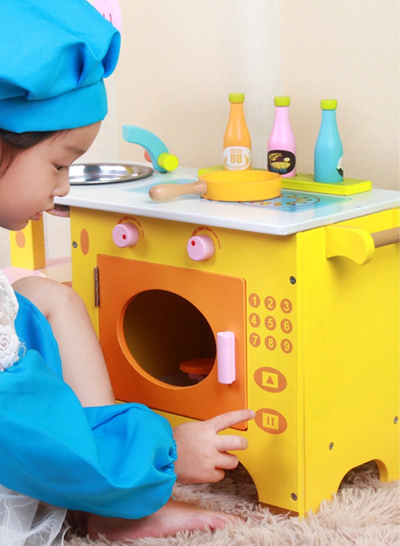Wooden Kitchen Toys Set Simulation Kitchenware Children Play House Girls Cooking Cooking Toys Kindergarten Wholesale