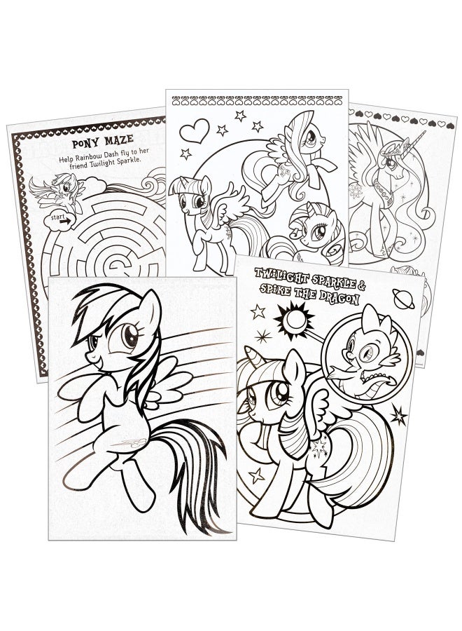 Coloring Book with Take-N-Play Set - 96-page Coloring Book   Stickers and Markers