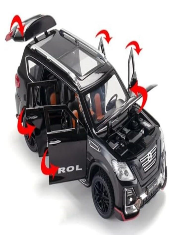 Nissan Patrol Diecast Alloy Car CZ136B - Black