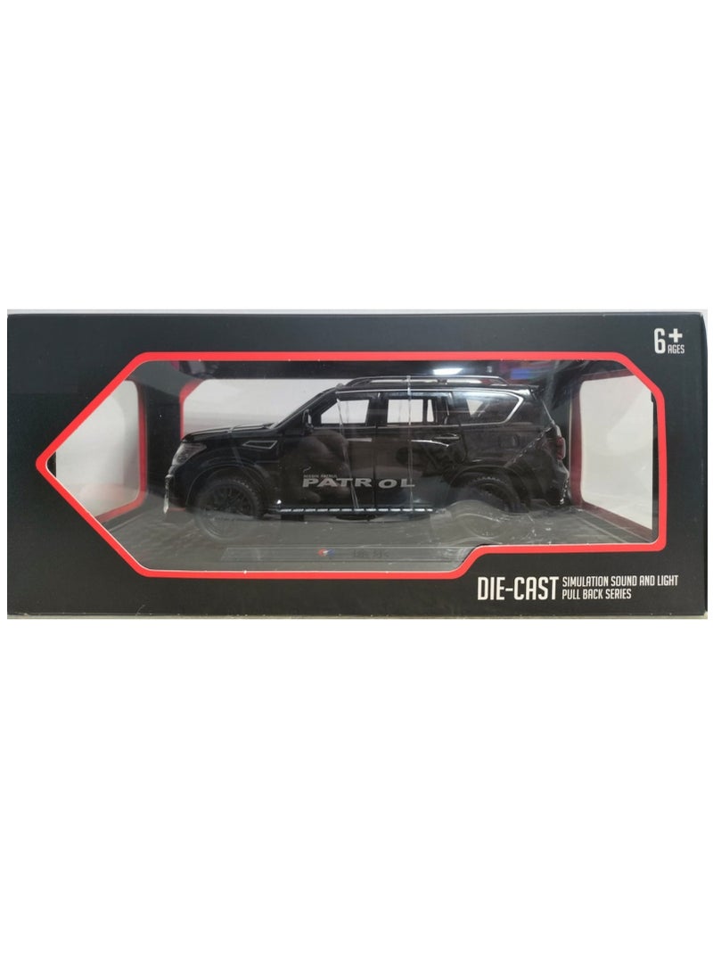 Nissan Patrol Diecast Alloy Car CZ136B - Black