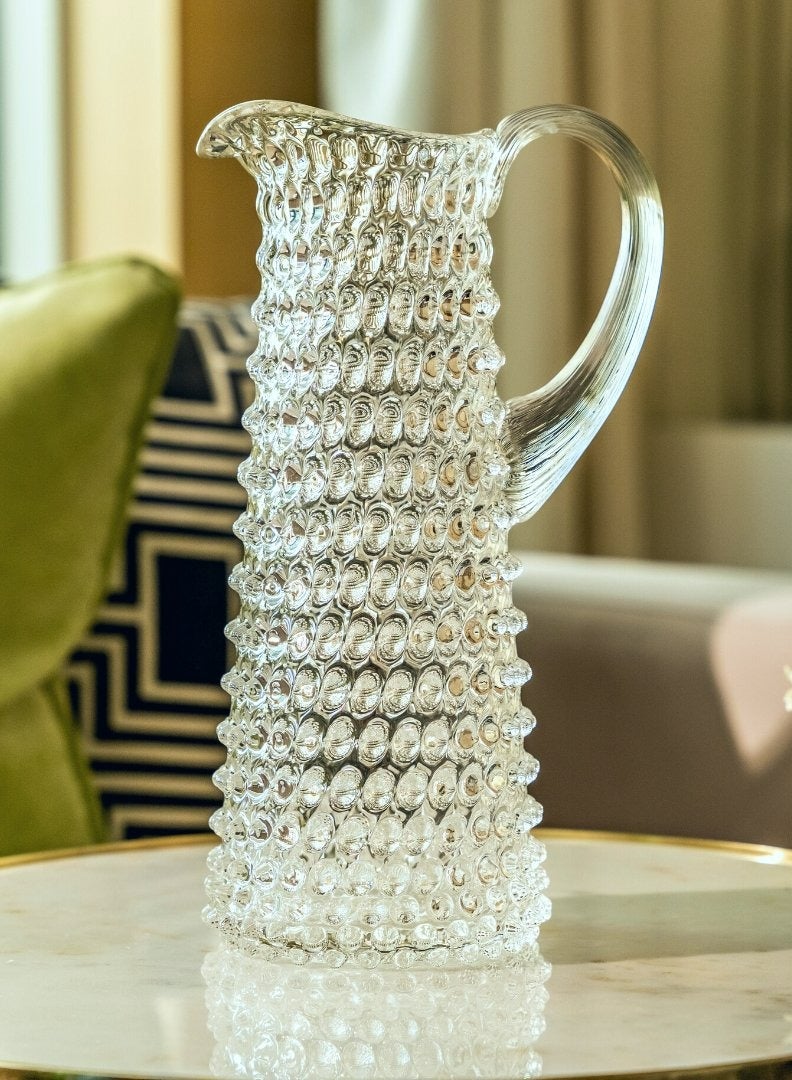 Crystal Hand-blown Tall Water Jug