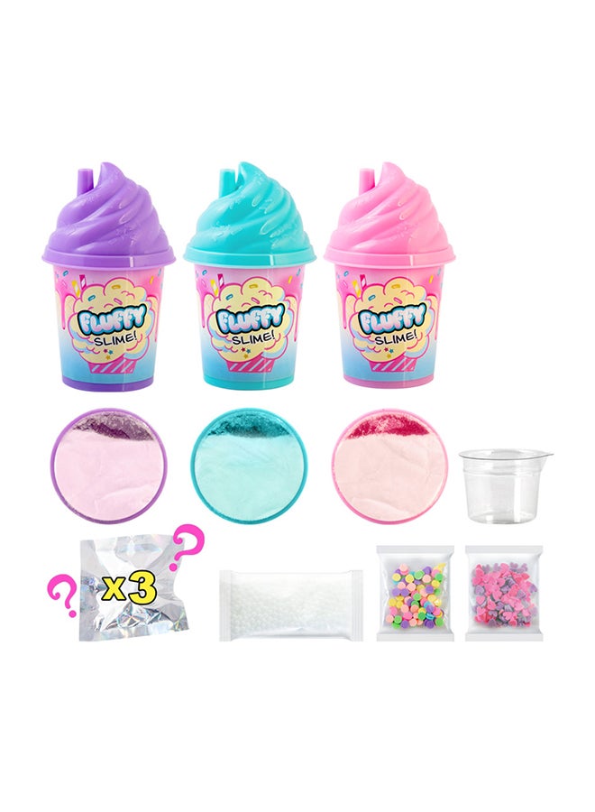 Slime Shaker Fluffy  3-pack