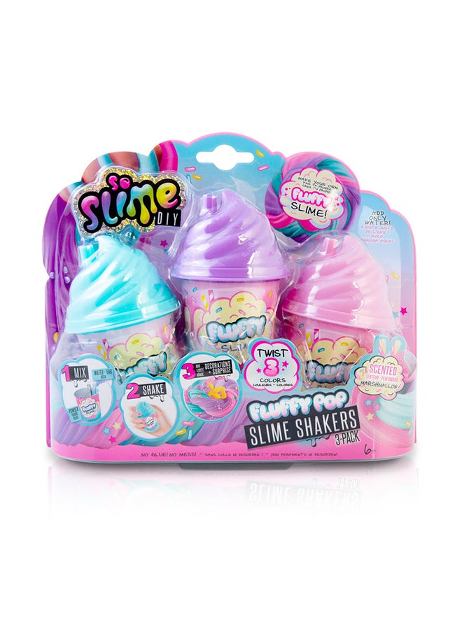 Slime Shaker Fluffy  3-pack